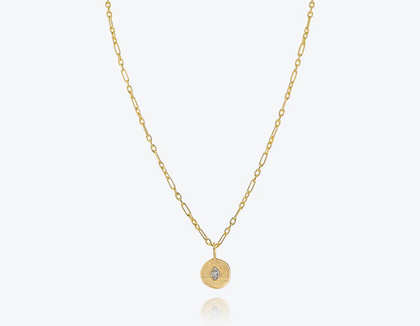 Gold & Diamond Charm Plate
