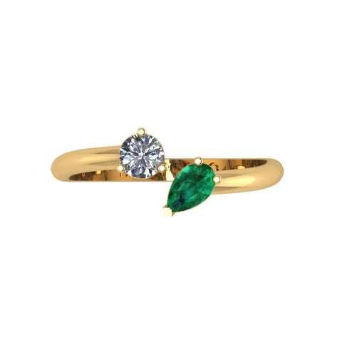 Gemstones Floating Ring