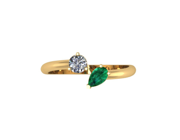 Gemstones Floating Ring