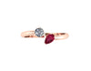 Gemstones Floating Ring