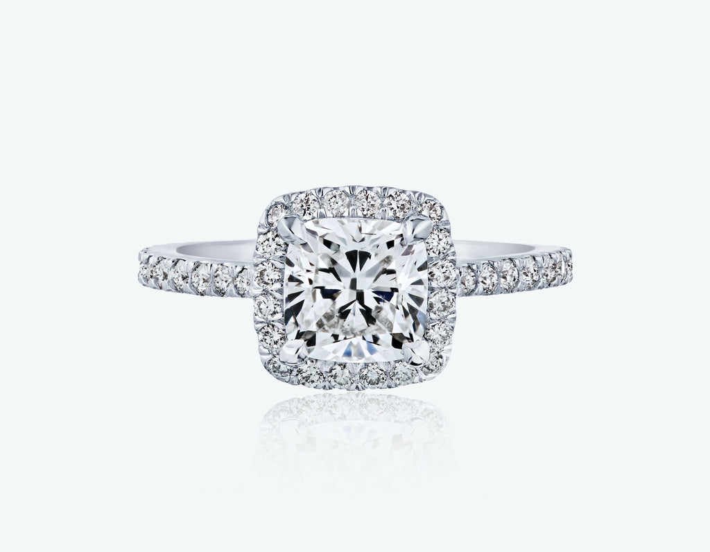 Cushion Diamond Engagement Ring