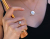 Solitaire Emerald Cut Diamond Ring