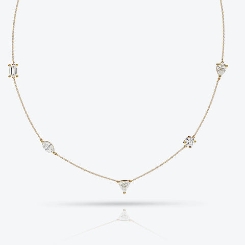 Dancing Diamond Necklace