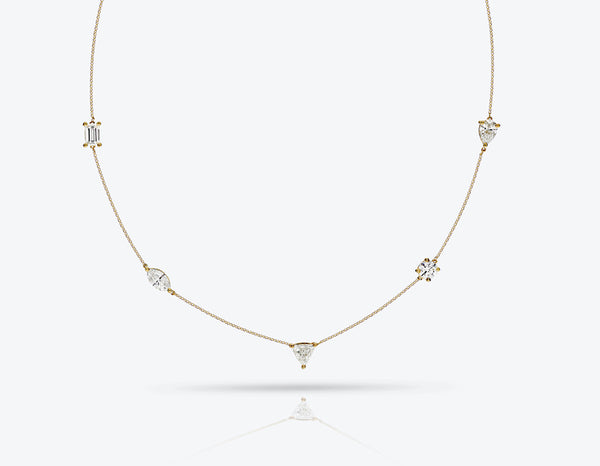 Dancing Diamond Necklace
