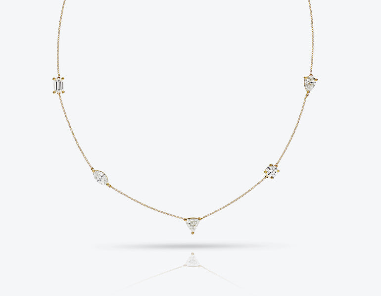 Dancing Diamond Necklace