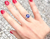 Blue Sapphire Engagement Ring