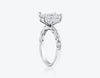 Radiant Diamond with Marquise side stones