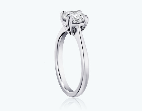 Solitaire Round Diamond Ring