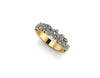 Pear & Round Shape Wedding Band