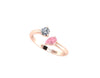 Gemstones Floating Ring