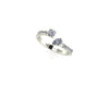 Paved Diamonds Floating Ring