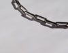 White Gold Chunky Chain Necklace