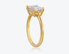 Solitaire Emerald Cut Diamond Ring