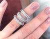 Oval Diamond Eternity Band