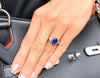 Blue Sapphire Engagement Ring