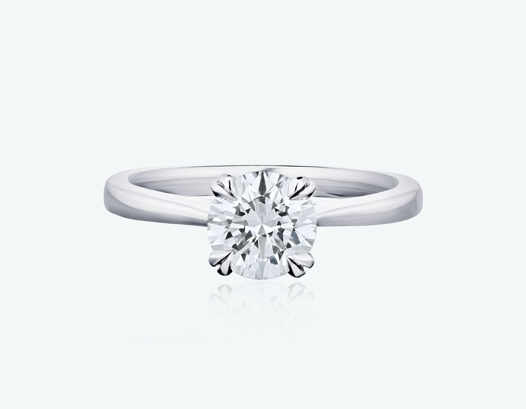 Solitaire Round Diamond Ring