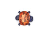 Oval Orange Zirconia