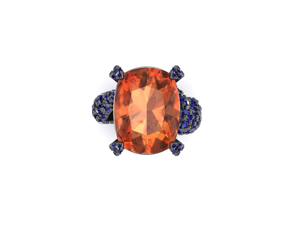 Oval Orange Zirconia